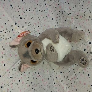 TY Beanie Buddy (Beanie Bellies) - WILFRED the Dog (Medium Size - 6 inch)